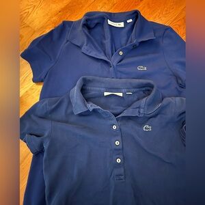 Lacoste slim fit 36 blue knee length dresses